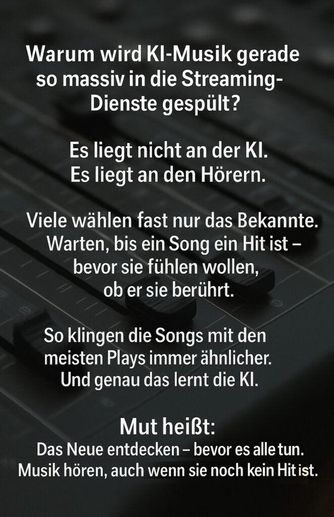 Es liegt nicht an der KI. Es liegt an uns.